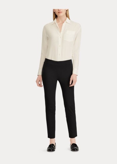 Women's Ralph Lauren Stretch Twill Skinny Pants | 068517NHP